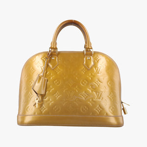 Vintage Louis Vuitton Alma PM CITRINE Vernis M90101 handbag | stylenewstar