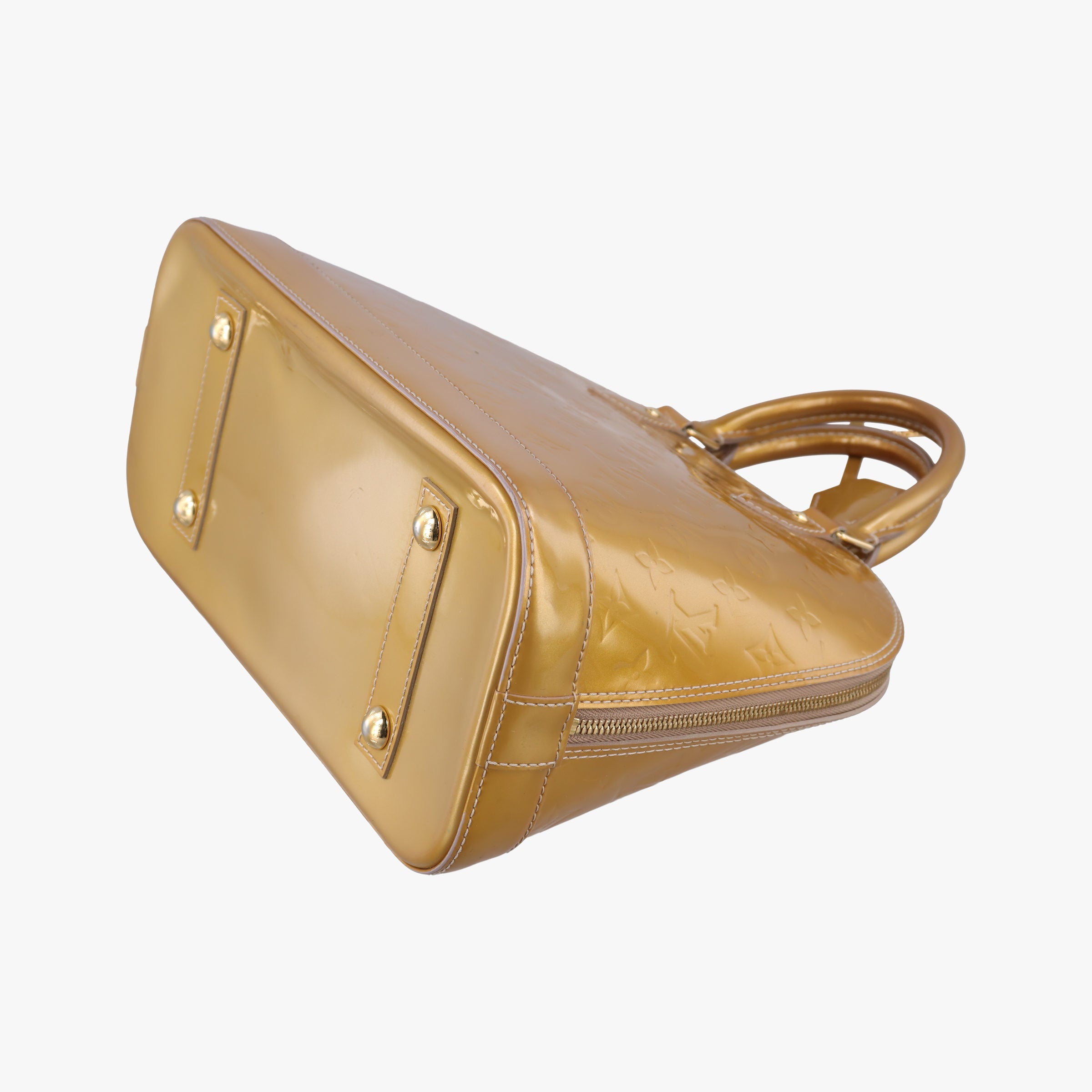 Vintage Louis Vuitton Alma PM CITRINE Vernis M90101 handbag | stylenewstar