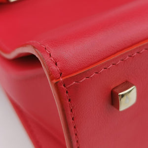 Pre-owned Delvaux Tan pete Orange Leather  shoulderbag | stylenewstar
