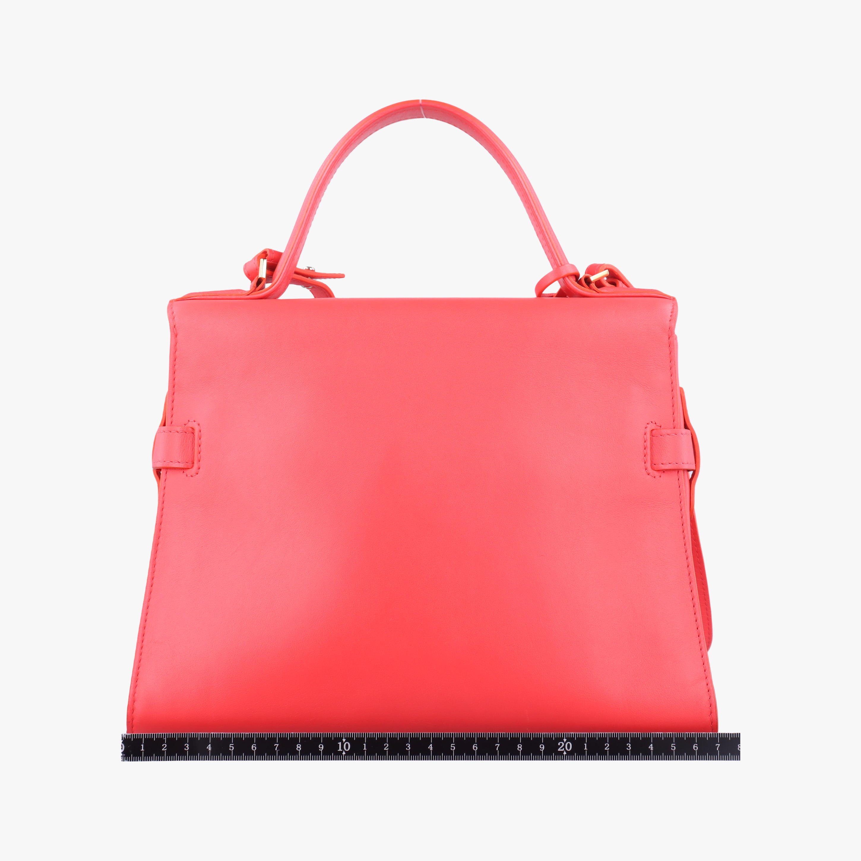 Pre-owned Delvaux Tan pete Orange Leather  shoulderbag | stylenewstar