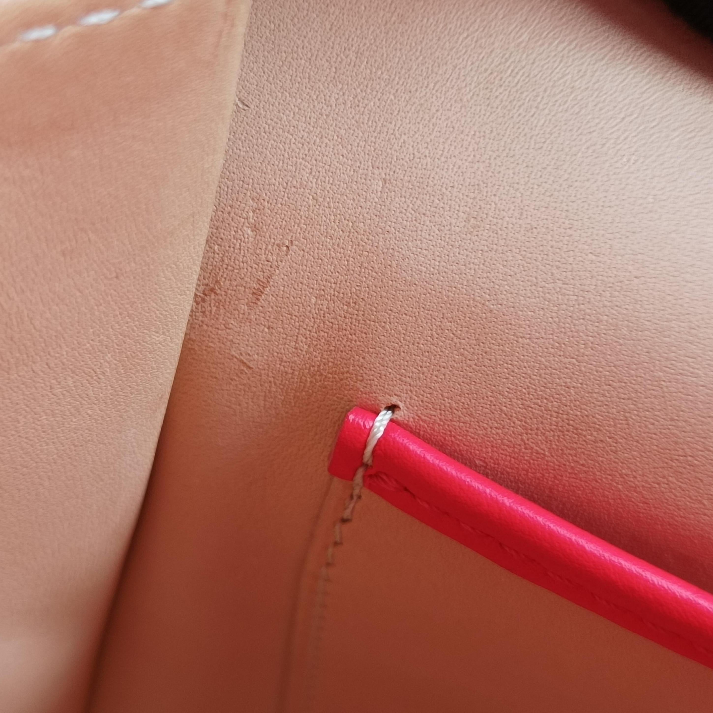 Pre-owned Delvaux Tan pete Orange Leather  shoulderbag | stylenewstar