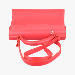 Pre-owned Delvaux Tan pete Orange Leather  shoulderbag | stylenewstar