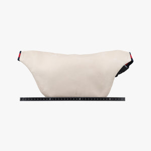 Pre-owned Gucci Gucci Print White Leather 530412 bum bag/waist bag | stylenewstar