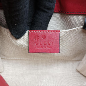 Secondhand Gucci Emily Red Leather 449636 shoulderbag | stylenewstar
