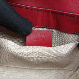 Secondhand Gucci Emily Red Leather 449636 shoulderbag | stylenewstar