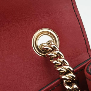 Secondhand Gucci Emily Red Leather 449636 shoulderbag | stylenewstar