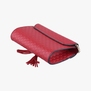 Secondhand Gucci Emily Red Leather 449636 shoulderbag | stylenewstar