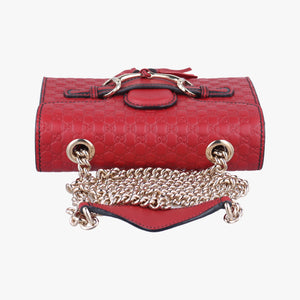 Secondhand Gucci Emily Red Leather 449636 shoulderbag | stylenewstar