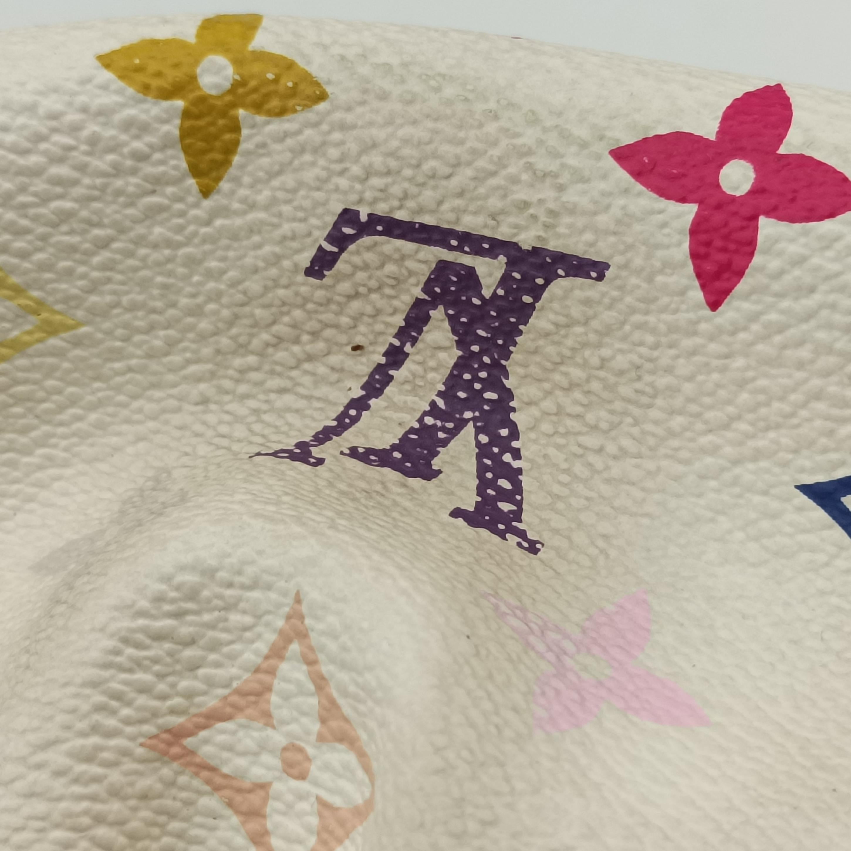 Pre-owned Louis Vuitton JUDY MM white Monogram Multicolor M40255 shoulderbag | stylenewstar