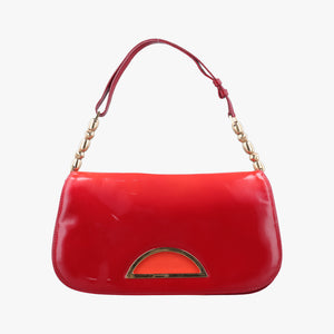 Pre-owned Christian Dior Maris Pearl Red patent  handbag | stylenewstar