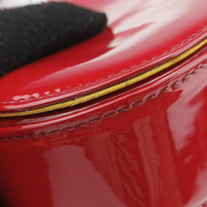Pre-owned Christian Dior Maris Pearl Red patent  handbag | stylenewstar
