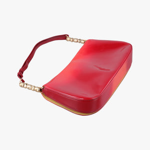 Pre-owned Christian Dior Maris Pearl Red patent  handbag | stylenewstar