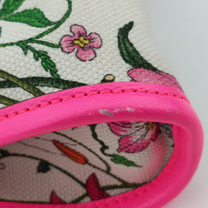 Vintage Gucci Rajah White×Pink×Multicolor canvas×leather 537219 shoulderbag | stylenewstar