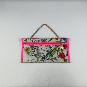 Vintage Gucci Rajah White×Pink×Multicolor canvas×leather 537219 shoulderbag | stylenewstar