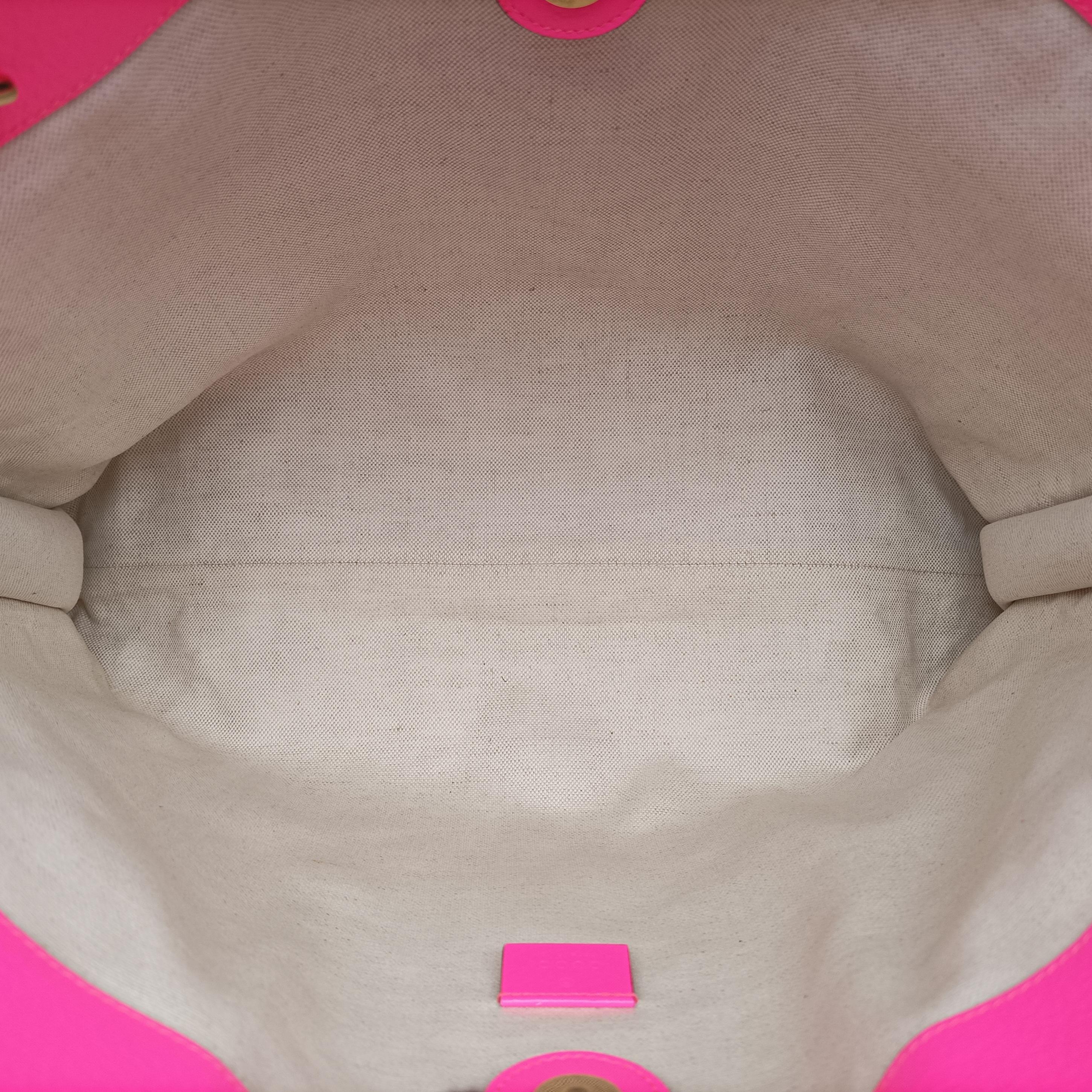 Vintage Gucci Rajah White×Pink×Multicolor canvas×leather 537219 shoulderbag | stylenewstar