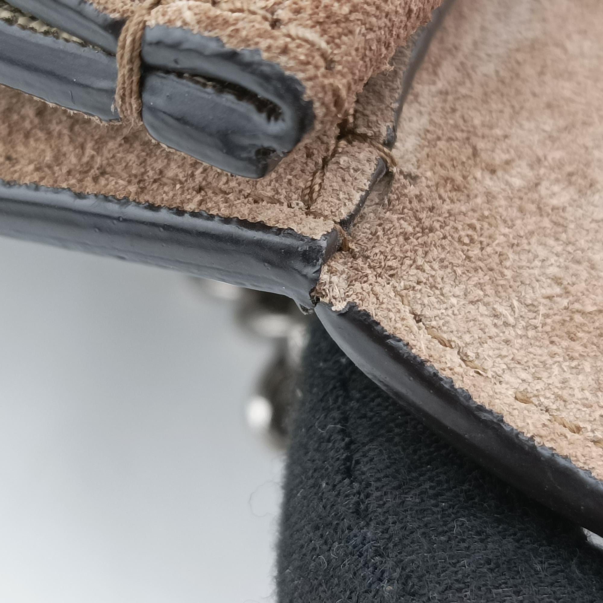 Pre-owned Gucci Dionysus Brown PVC coated canvas ×suede 421970 shoulderbag | stylenewstar