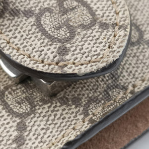 Pre-owned Gucci Dionysus Brown PVC coated canvas ×suede 421970 shoulderbag | stylenewstar