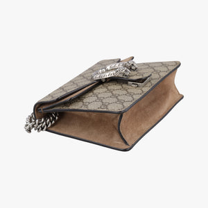Pre-owned Gucci Dionysus Brown PVC coated canvas ×suede 421970 shoulderbag | stylenewstar