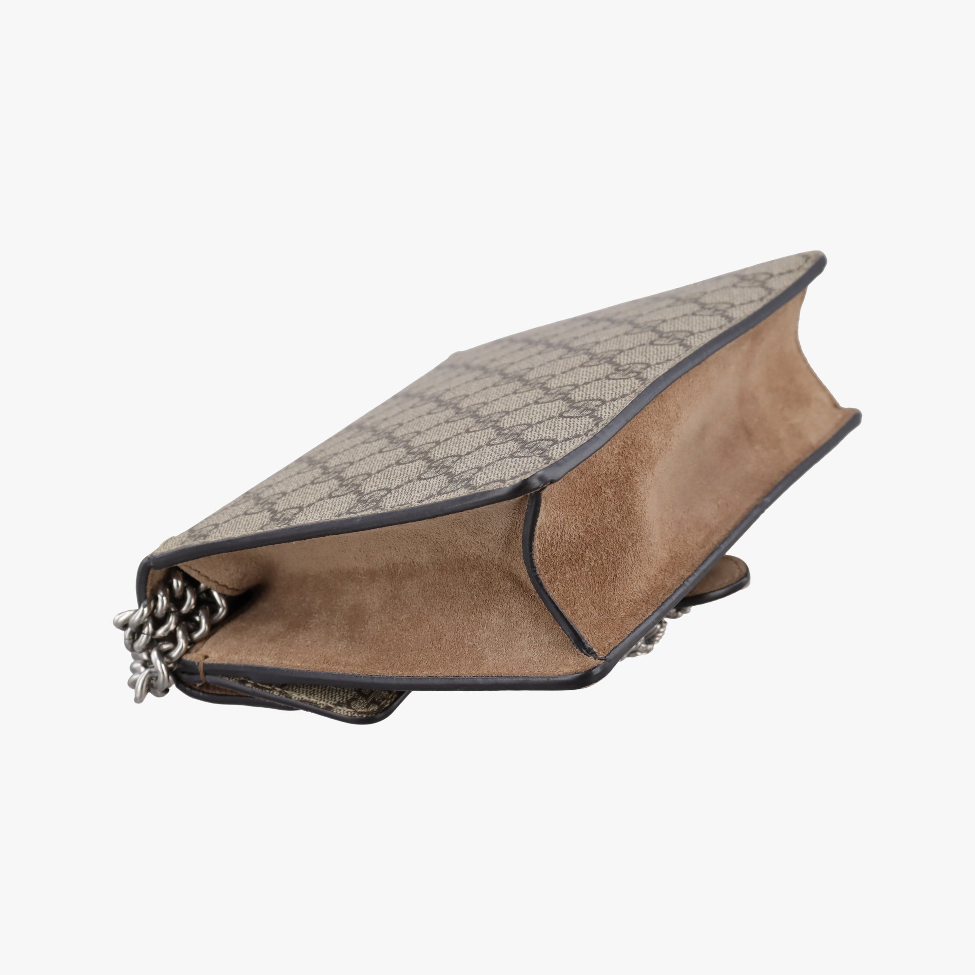 Pre-owned Gucci Dionysus Brown PVC coated canvas ×suede 421970 shoulderbag | stylenewstar