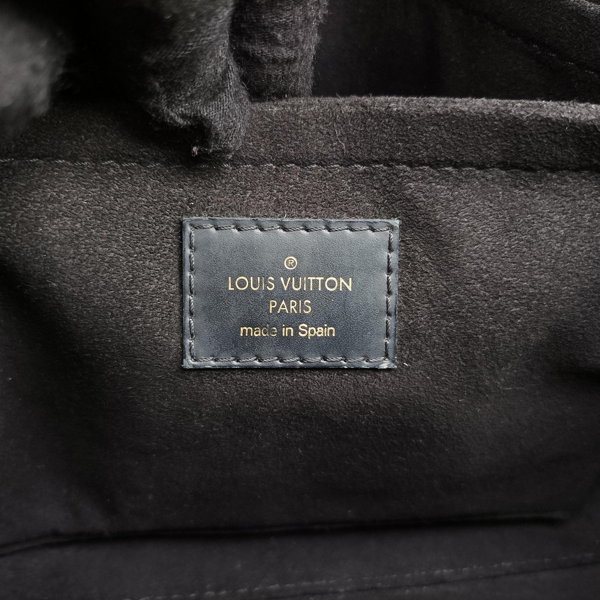 Vintage Louis Vuitton Saint Michel Freesia Brown×Noir Monogram Canvas×epi M44030 shoulderbag | stylenewstar