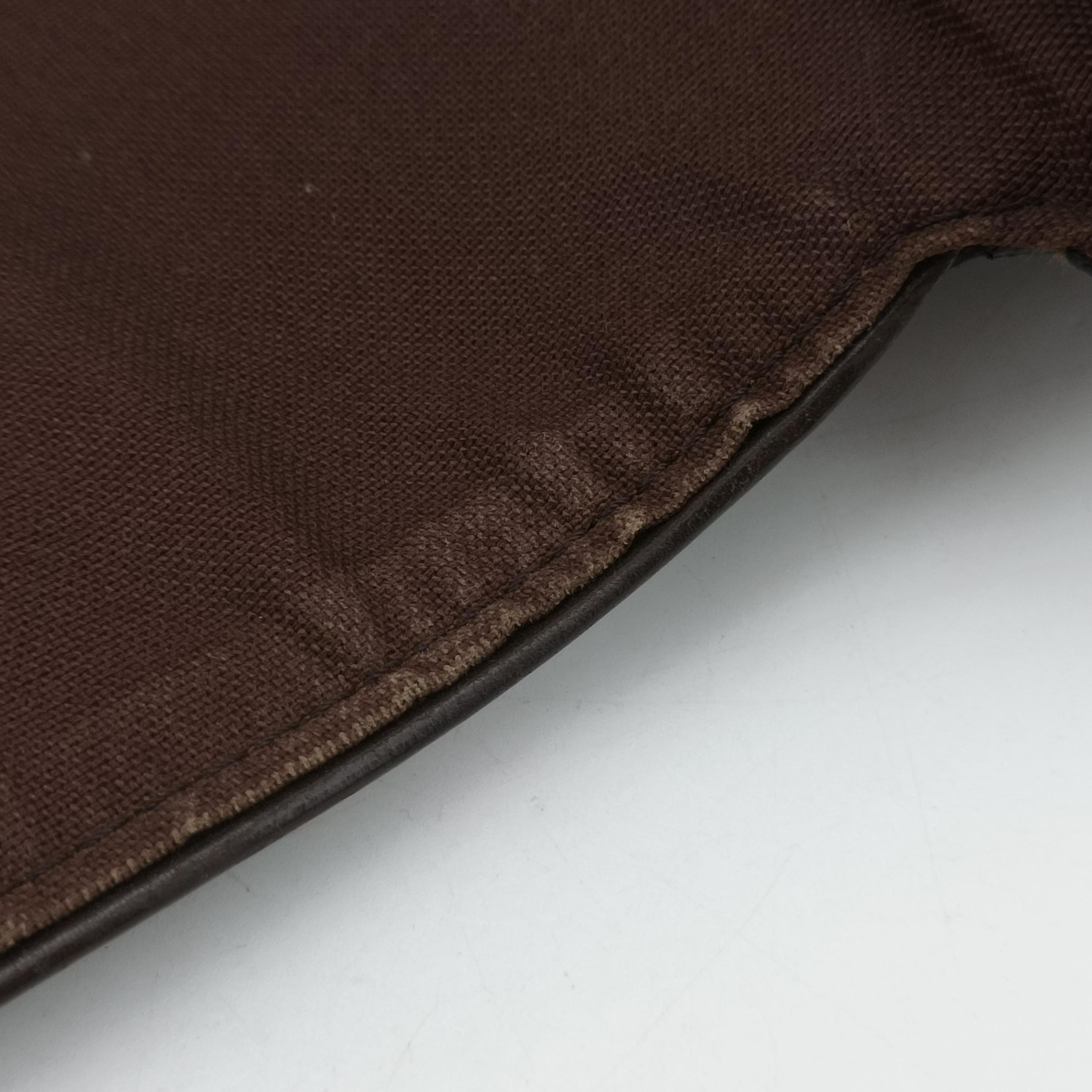 Pre-owned Louis Vuitton BROOKLYN GM EBENE Damier Canvas N51212 shoulderbag | stylenewstar