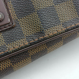 Pre-owned Louis Vuitton BROOKLYN GM EBENE Damier Canvas N51212 shoulderbag | stylenewstar