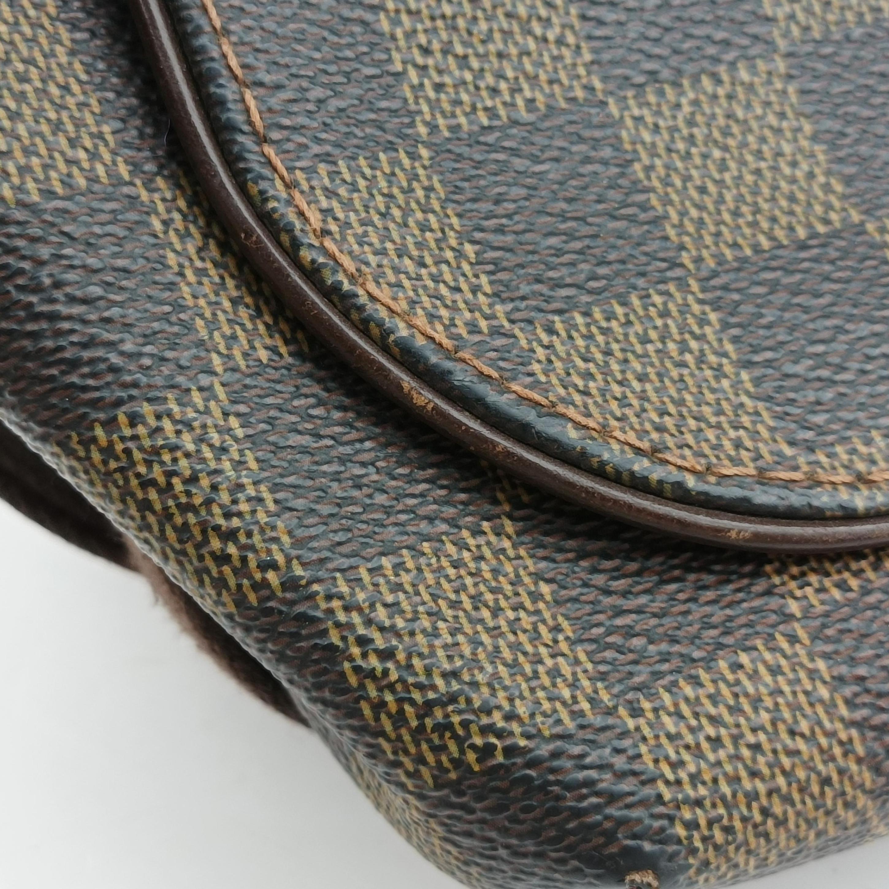 Pre-owned Louis Vuitton BROOKLYN GM EBENE Damier Canvas N51212 shoulderbag | stylenewstar