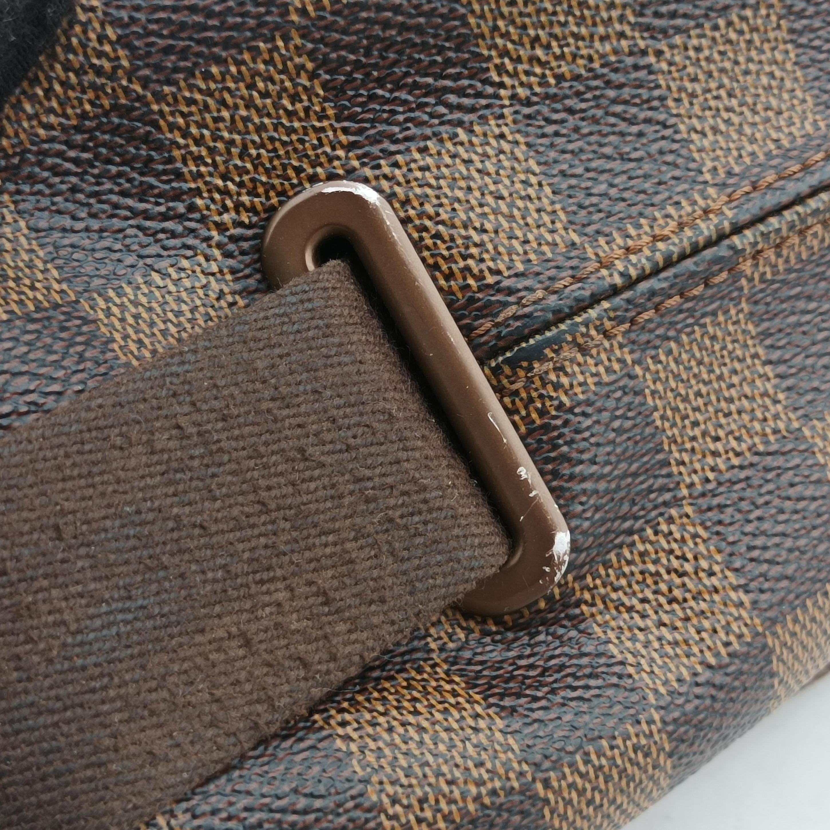 Pre-owned Louis Vuitton BROOKLYN GM EBENE Damier Canvas N51212 shoulderbag | stylenewstar