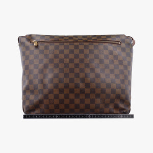 Pre-owned Louis Vuitton BROOKLYN GM EBENE Damier Canvas N51212 shoulderbag | stylenewstar