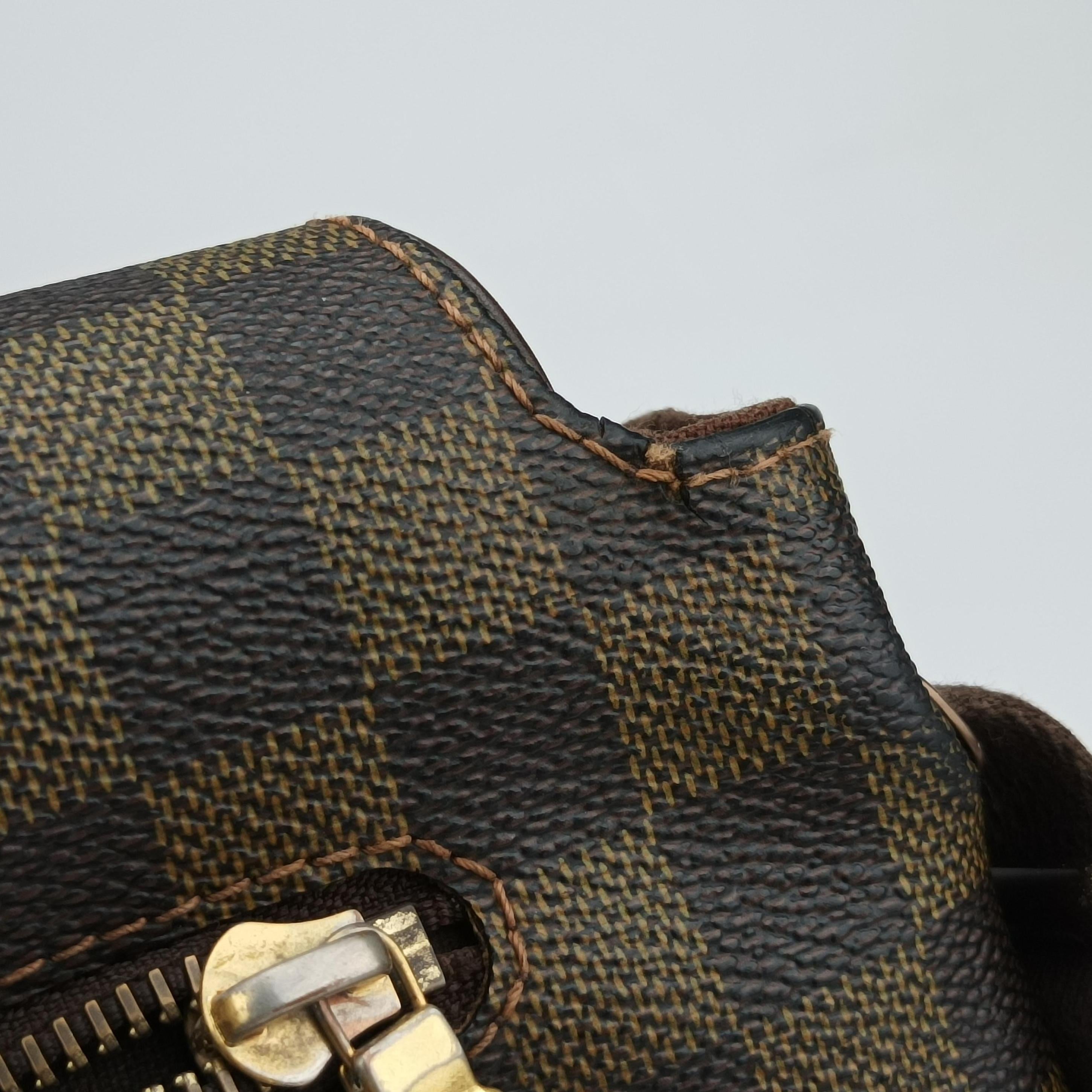 Pre-owned Louis Vuitton BROOKLYN GM EBENE Damier Canvas N51212 shoulderbag | stylenewstar