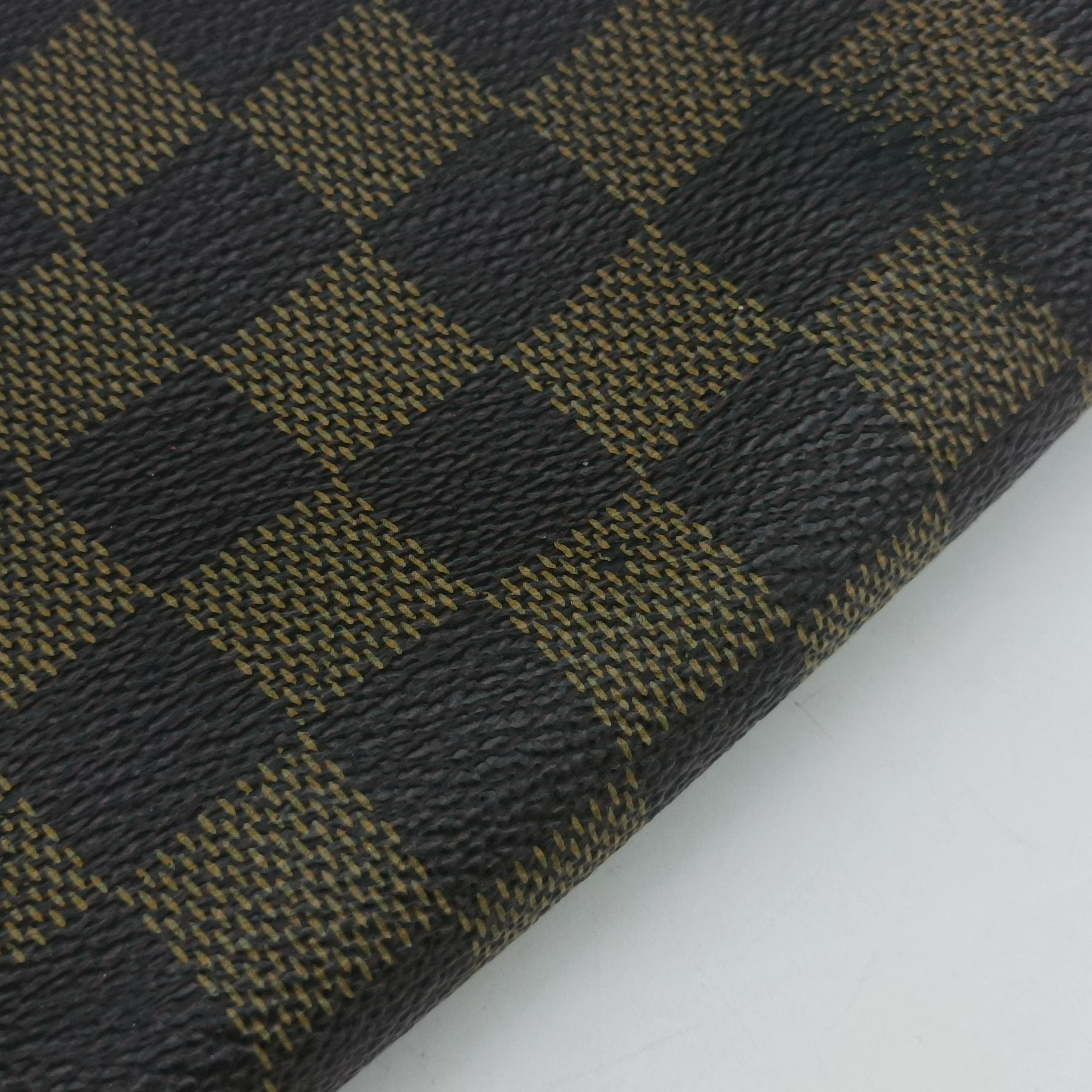 Pre-owned Louis Vuitton BROOKLYN GM EBENE Damier Canvas N51212 shoulderbag | stylenewstar
