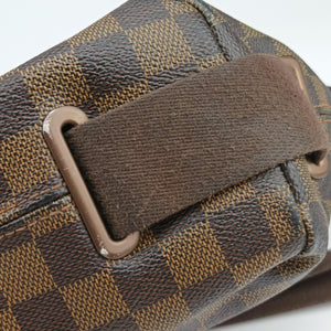 Pre-owned Louis Vuitton BROOKLYN GM EBENE Damier Canvas N51212 shoulderbag | stylenewstar