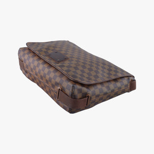 Pre-owned Louis Vuitton BROOKLYN GM EBENE Damier Canvas N51212 shoulderbag | stylenewstar