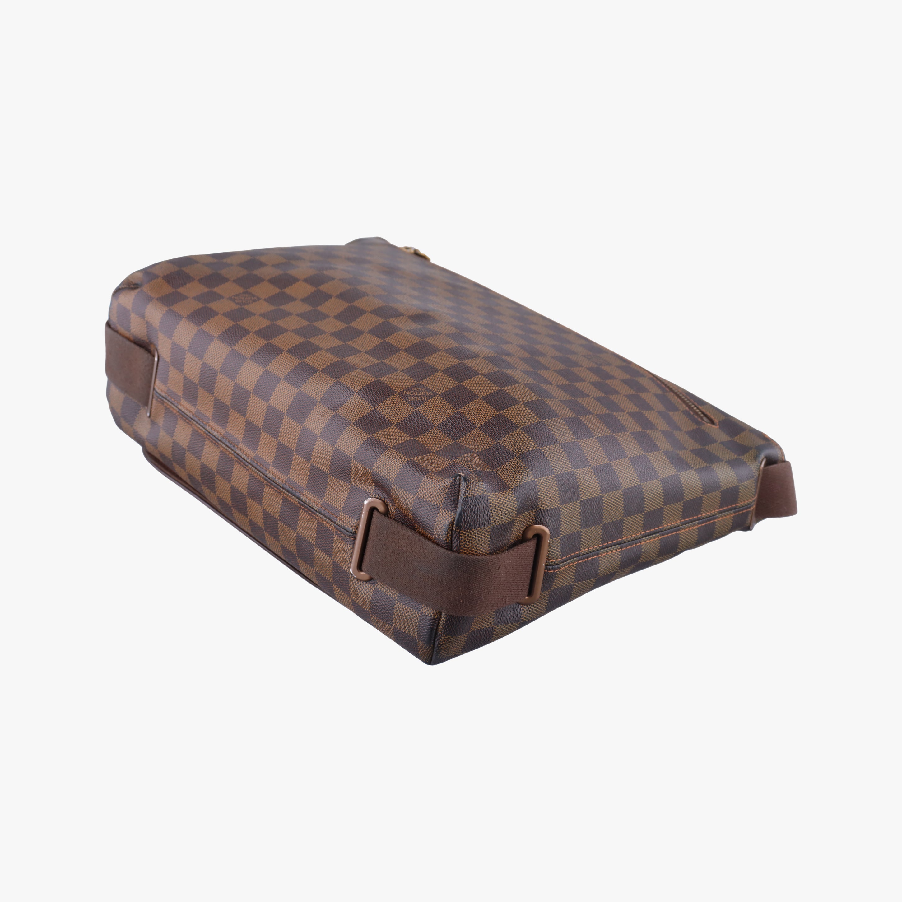 Pre-owned Louis Vuitton BROOKLYN GM EBENE Damier Canvas N51212 shoulderbag | stylenewstar