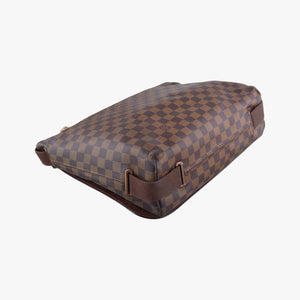 Pre-owned Louis Vuitton BROOKLYN GM EBENE Damier Canvas N51212 shoulderbag | stylenewstar