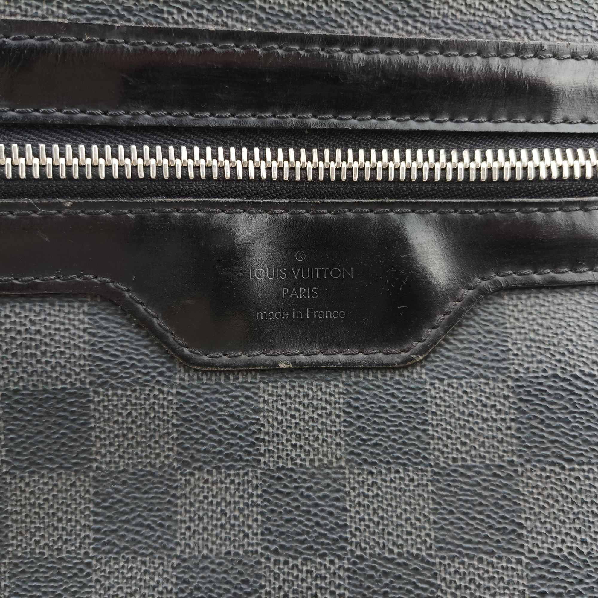 Pre-owned Louis Vuitton DANIEL MM Noir Damier GRAPHITE N58029 shoulderbag | stylenewstar