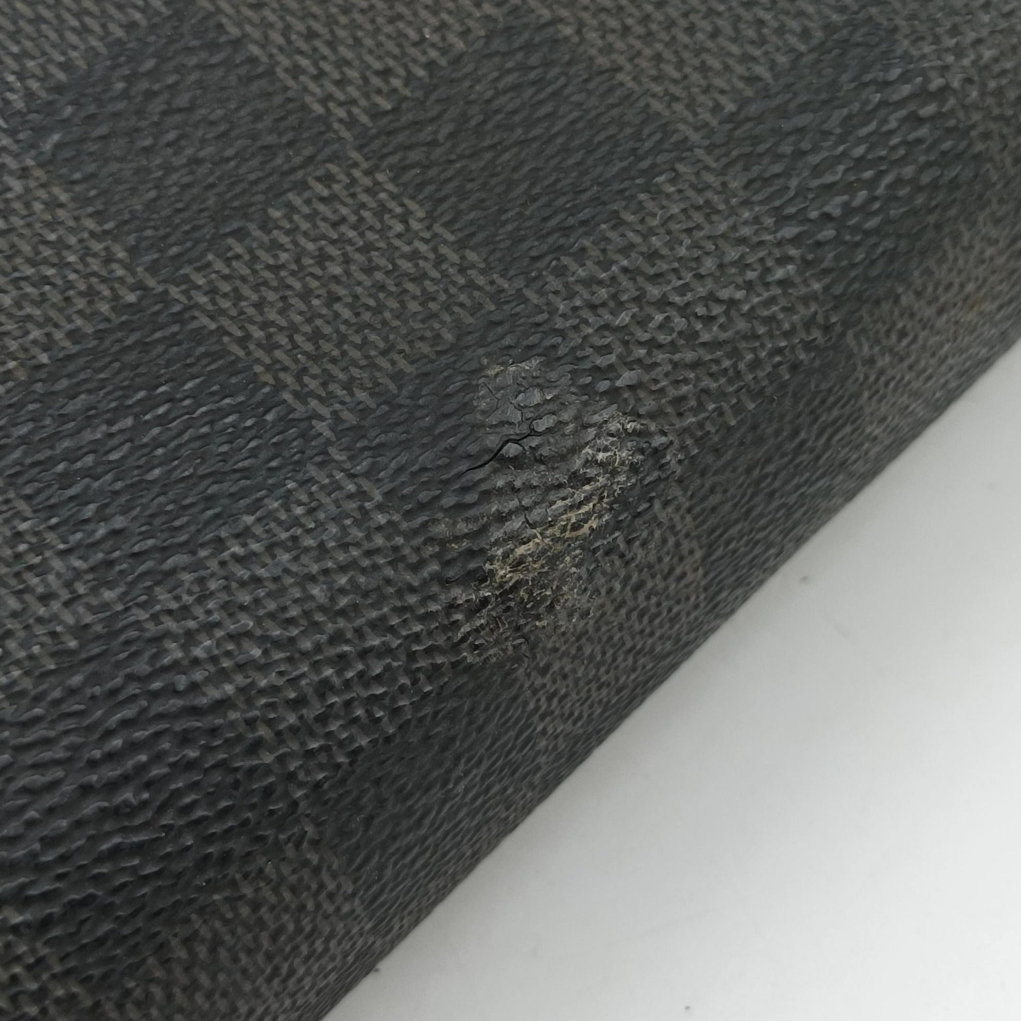 Pre-owned Louis Vuitton DANIEL MM Noir Damier GRAPHITE N58029 shoulderbag | stylenewstar