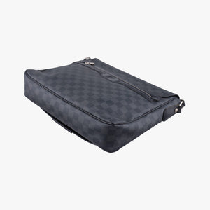 Pre-owned Louis Vuitton DANIEL MM Noir Damier GRAPHITE N58029 shoulderbag | stylenewstar
