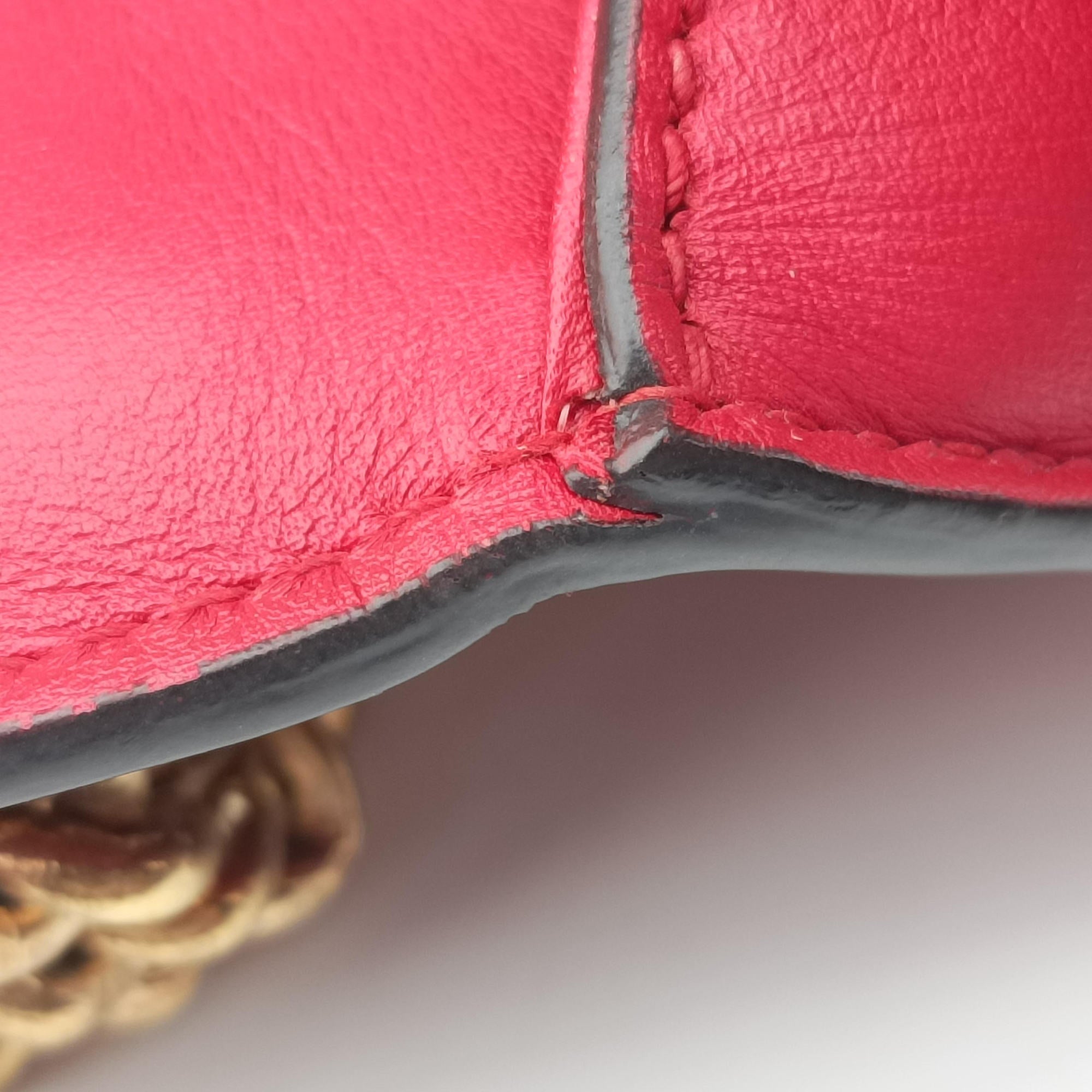 Pre-owned Gucci Padlock Red Leather 432182 shoulderbag | stylenewstar
