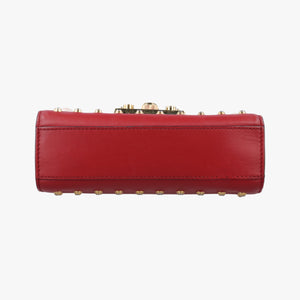 Pre-owned Gucci Padlock Red Leather 432182 shoulderbag | stylenewstar