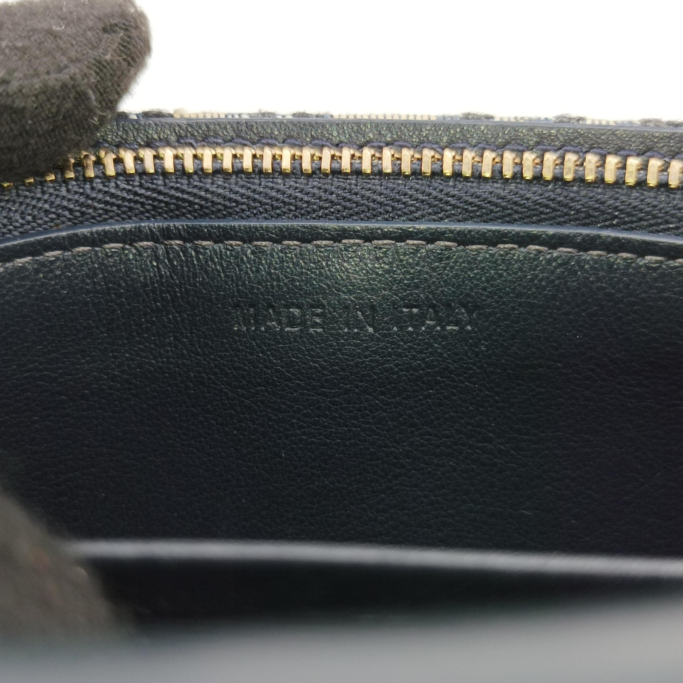 Pre-owned Christian Dior Saddle Navy×Gray jacquard  bum bag/waist bag | stylenewstar