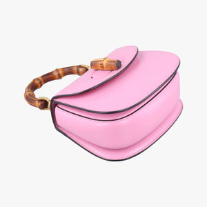 Pre-owned Gucci Bamboo Pink Leather 686864 shoulderbag | stylenewstar