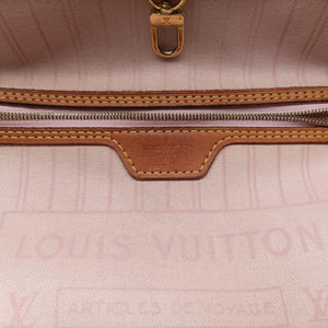 Pre-owned Louis Vuitton NEVERFULL MM AZUR Damier Canvas N51107 shoulderbag | stylenewstar