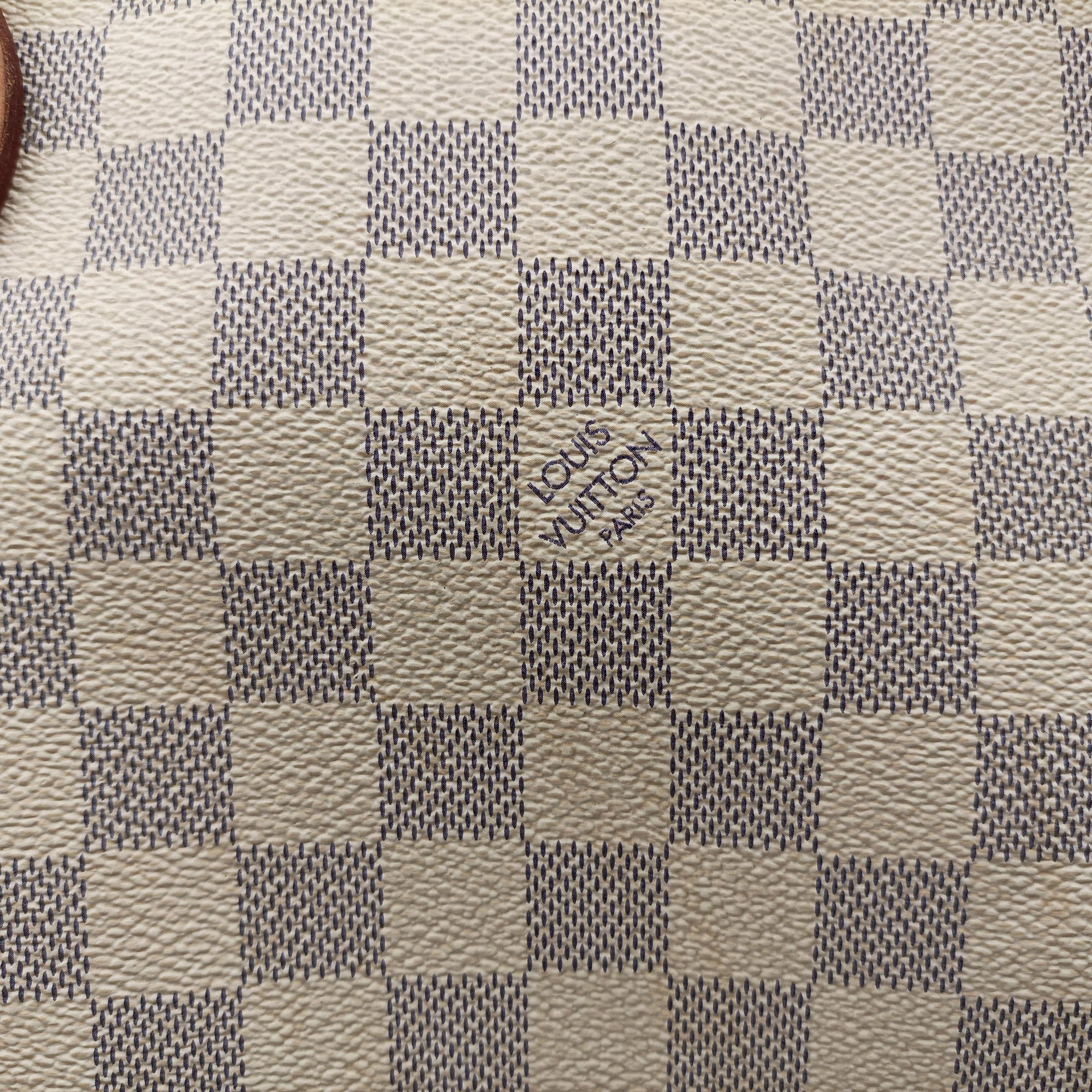 Pre-owned Louis Vuitton NEVERFULL MM AZUR Damier Canvas N51107 shoulderbag | stylenewstar