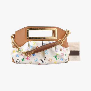 Secondhand Louis Vuitton JUDY PM white Monogram Multicolor M40257 shoulderbag | stylenewstar