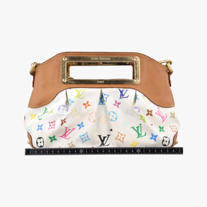 Secondhand Louis Vuitton JUDY PM white Monogram Multicolor M40257 shoulderbag | stylenewstar