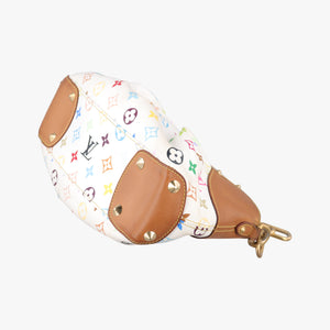 Secondhand Louis Vuitton JUDY PM white Monogram Multicolor M40257 shoulderbag | stylenewstar
