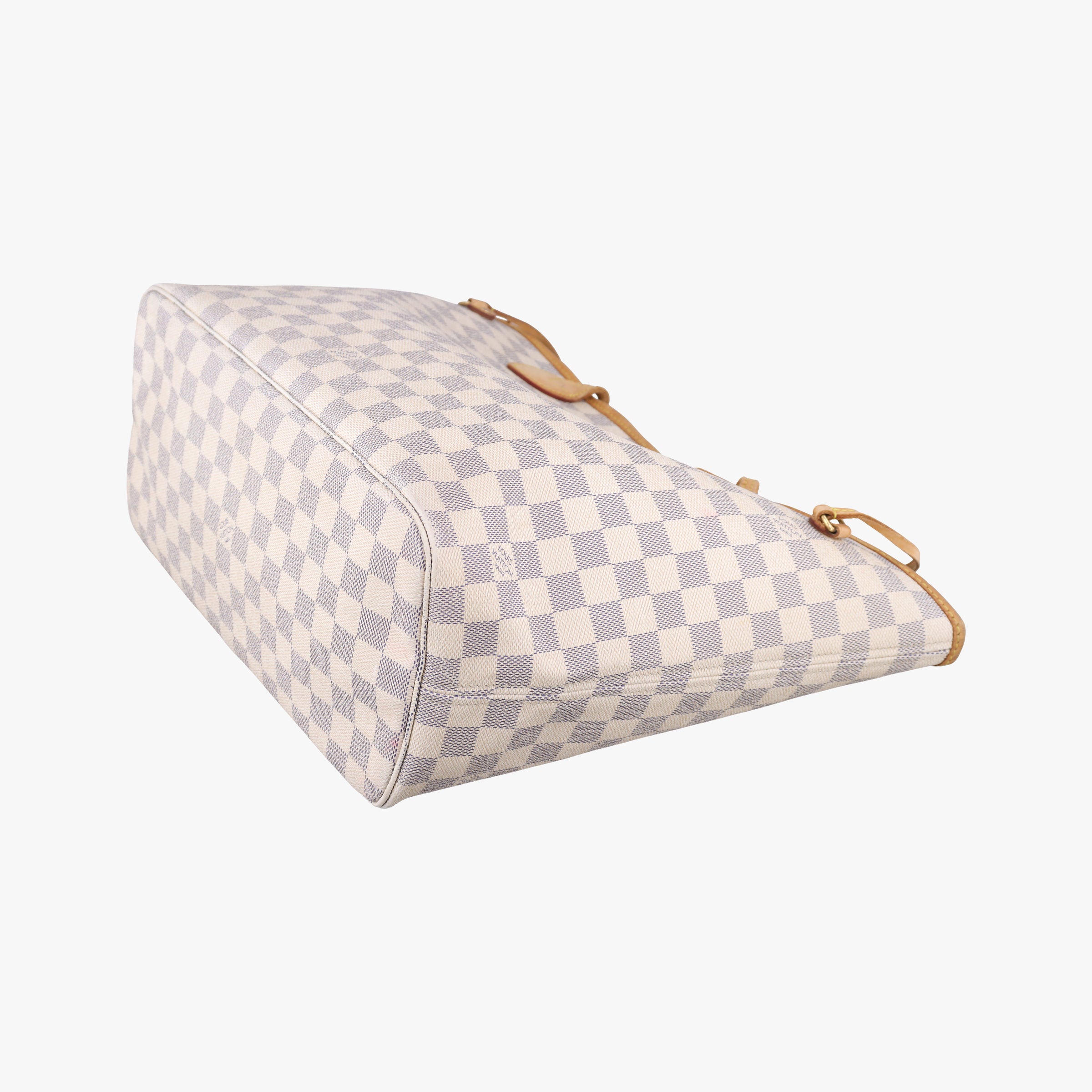 Pre-owned Louis Vuitton Neverfull MM Azur Damier Canvas N51107 handbag | stylenewstar