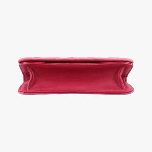 Pre-owned Gucci GG Marmont pink×multicolor velour 488426 shoulderbag | stylenewstar