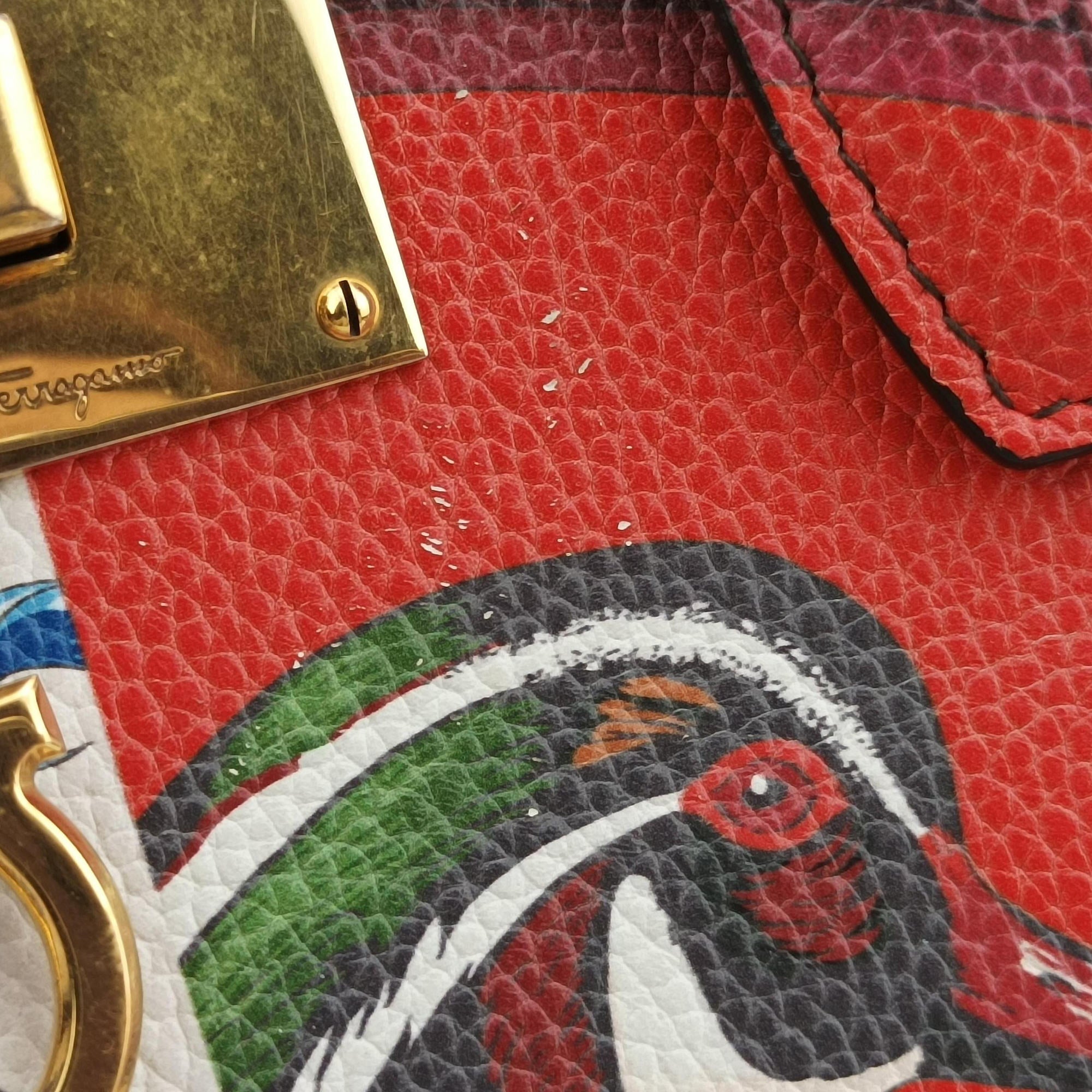 Secondhand Ferragamo Studio  Multicolour leather  shoulderbag | stylenewstar